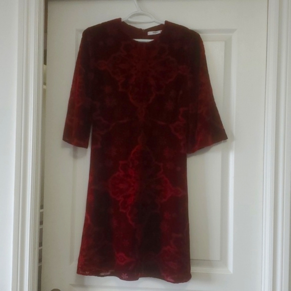 Mango Velvet dress